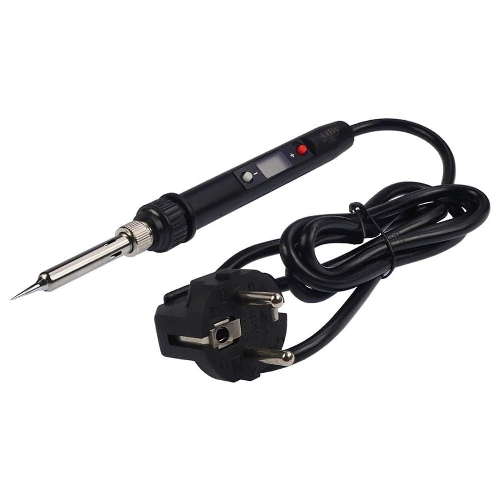 Паяльник AIDA A-096, с жалом 900M, LCD экран, кнопочная регулировка температуры, 180 - 480 °C, 220 В, 80 Вт