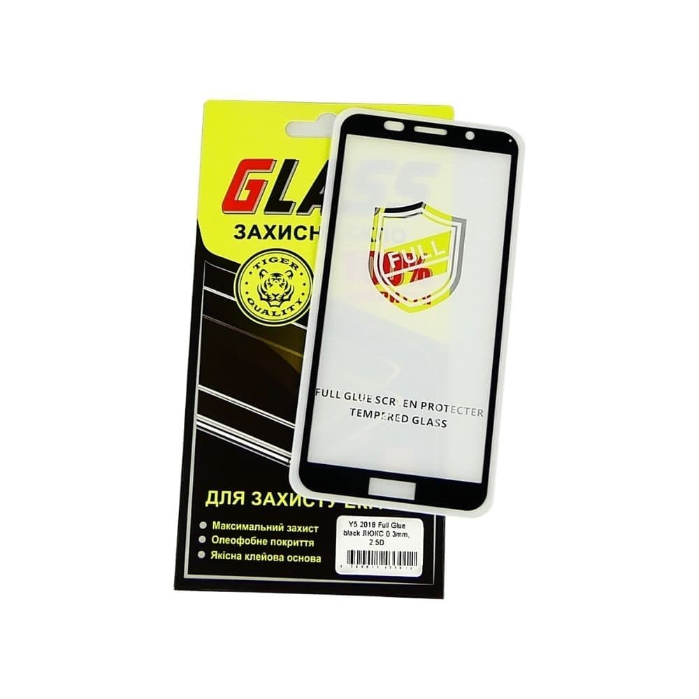������� ���� Huawei Y5 (2018), Y5 Prime (2018), Honor 7S, �����, ����, 0.25 ��, 2.5D, iNobi, Full Glue, ���� �� ��� ��������, ������ � ������ | ���������� �������� ������