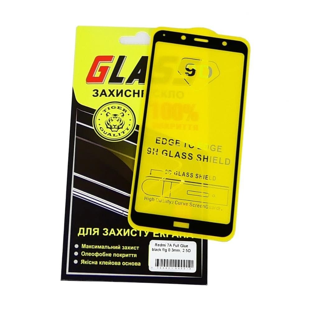 ������� ���� Xiaomi Redmi 7A, MZB7995IN, M1903C3EG, M1903C3EH, M1903C3EI, �����, 0.3 ��, 2.5D, iNobi, Full Glue, ���� �� ��� ��������, ������ � ������ | ���������� �������� ������