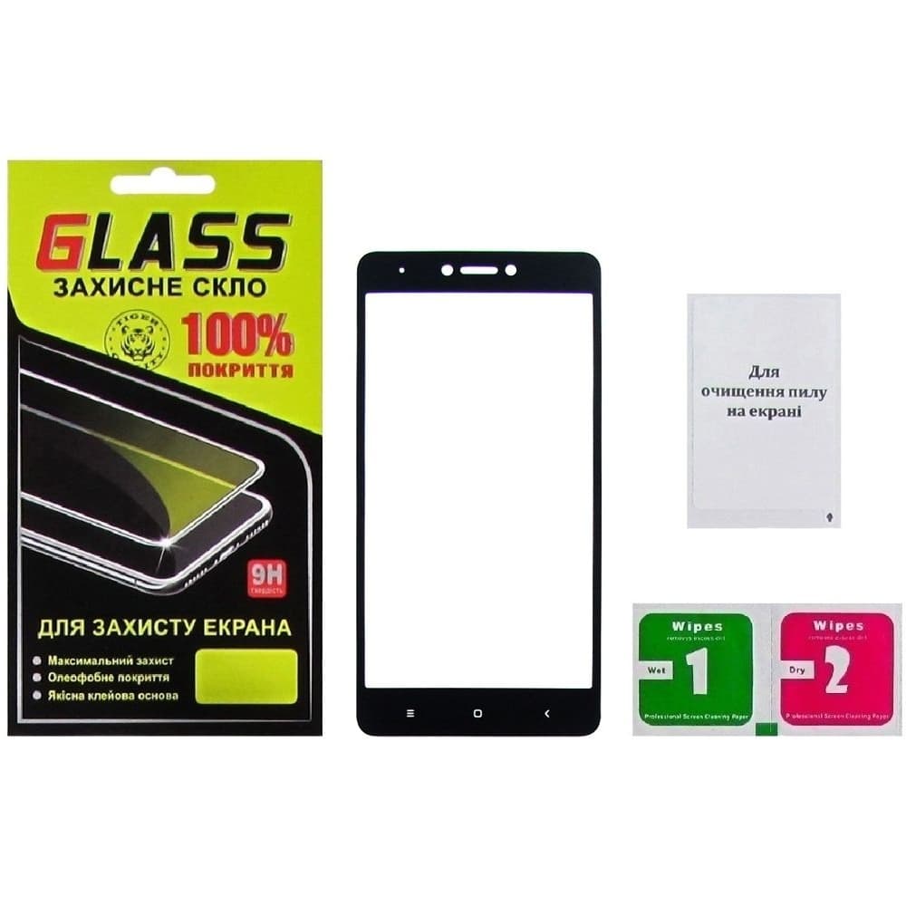 ������� ���� Xiaomi Redmi Note 4X, �����, ����, 0.25 ��, 2.5D, iNobi, Full Glue, ���� �� ��� ��������, ������ � ������ | ���������� �������� ������