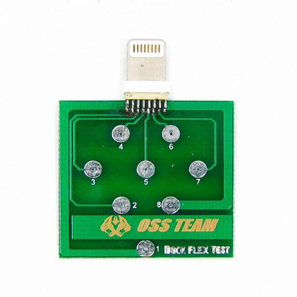 Тестовая плата AIDA DFT-iP для проверки контактов разъема Apple iPhone на короткое замыкание