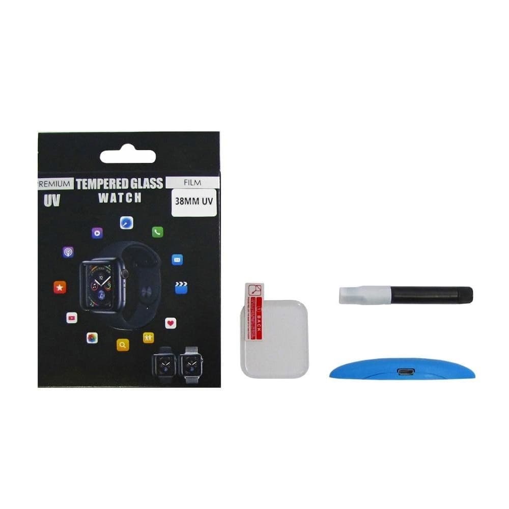������� ���� Apple Watch 38mm, 0.25 ��, 3D, ������� � ��������� � UV ����� � ������, ������ � ������ | ���������� �������� ������