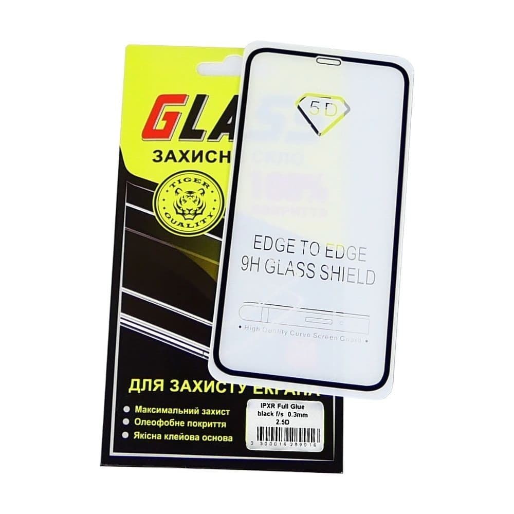 ������� ���� Apple iPhone 11, iPhone XR, �����, 0.3 ��, 2.5D, iNobi, Full Glue, ���� �� ��� ��������, ������ � ������ | ���������� �������� ������