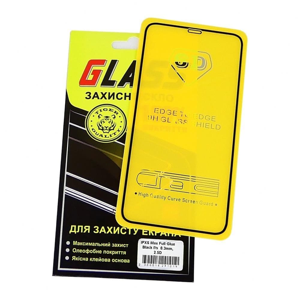 ������� ���� Apple iPhone 11 Pro Max, iPhone XS Max, �����, 0.3 ��, 2.5D, iNobi, Full Glue, ���� �� ��� ��������, ������ � ������ | ���������� �������� ������
