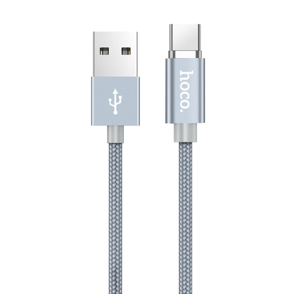 USB-������ Hoco U40A, Type-C, 100 ��, ���������, � ���������� �������, 2.0 �, ����