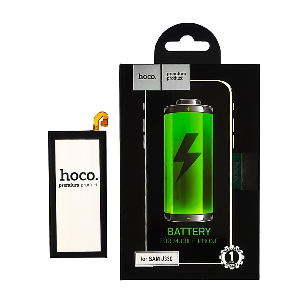 Акумулятор Samsung SM-J330 Galaxy J3 (2017), EB-BJ330ABE, Hoco | 3-12 міс. гарантії | АКБ, батарея, аккумулятор