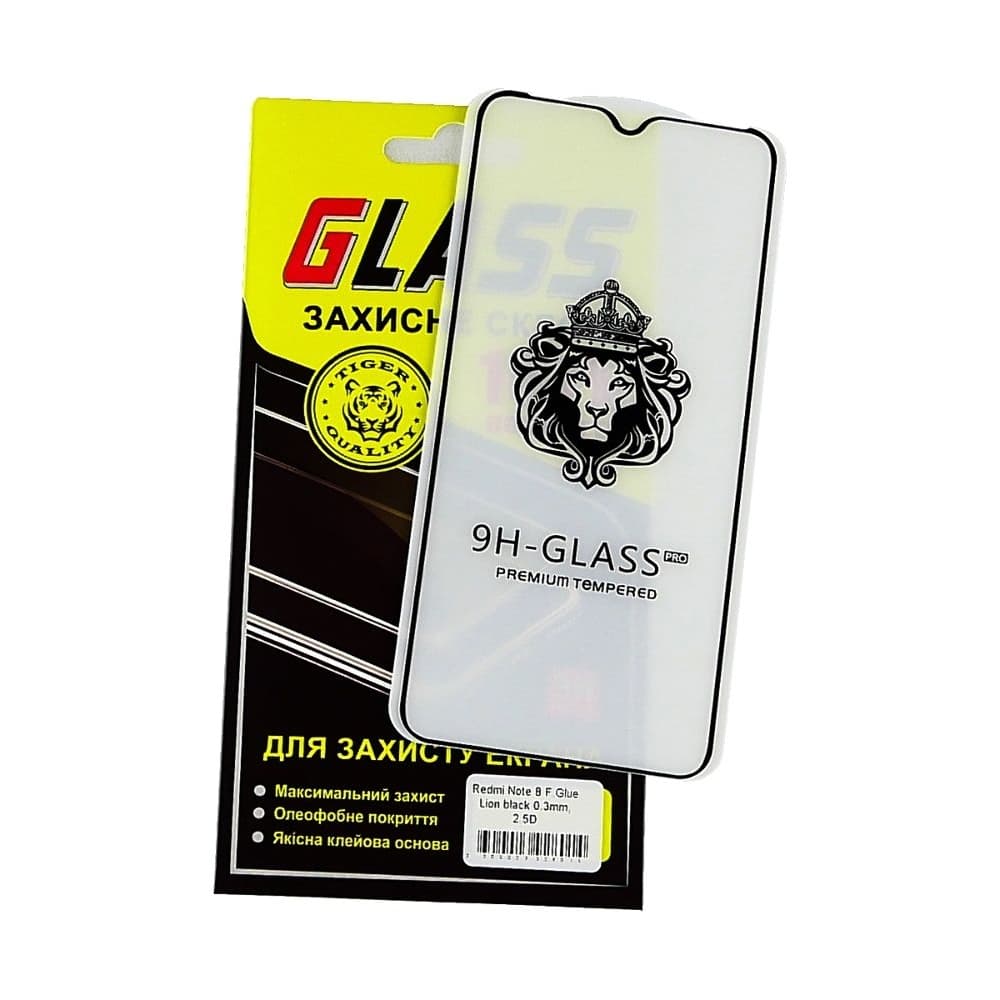 ������� ���� Xiaomi Redmi Note 8, M1908C3JH, M1908C3JG, M1908C3JI, �����, Lion, 0.3 ��, 2.5D, iNobi, Full Glue, ���� �� ��� ��������, ������ � ������ | ���������� �������� ������