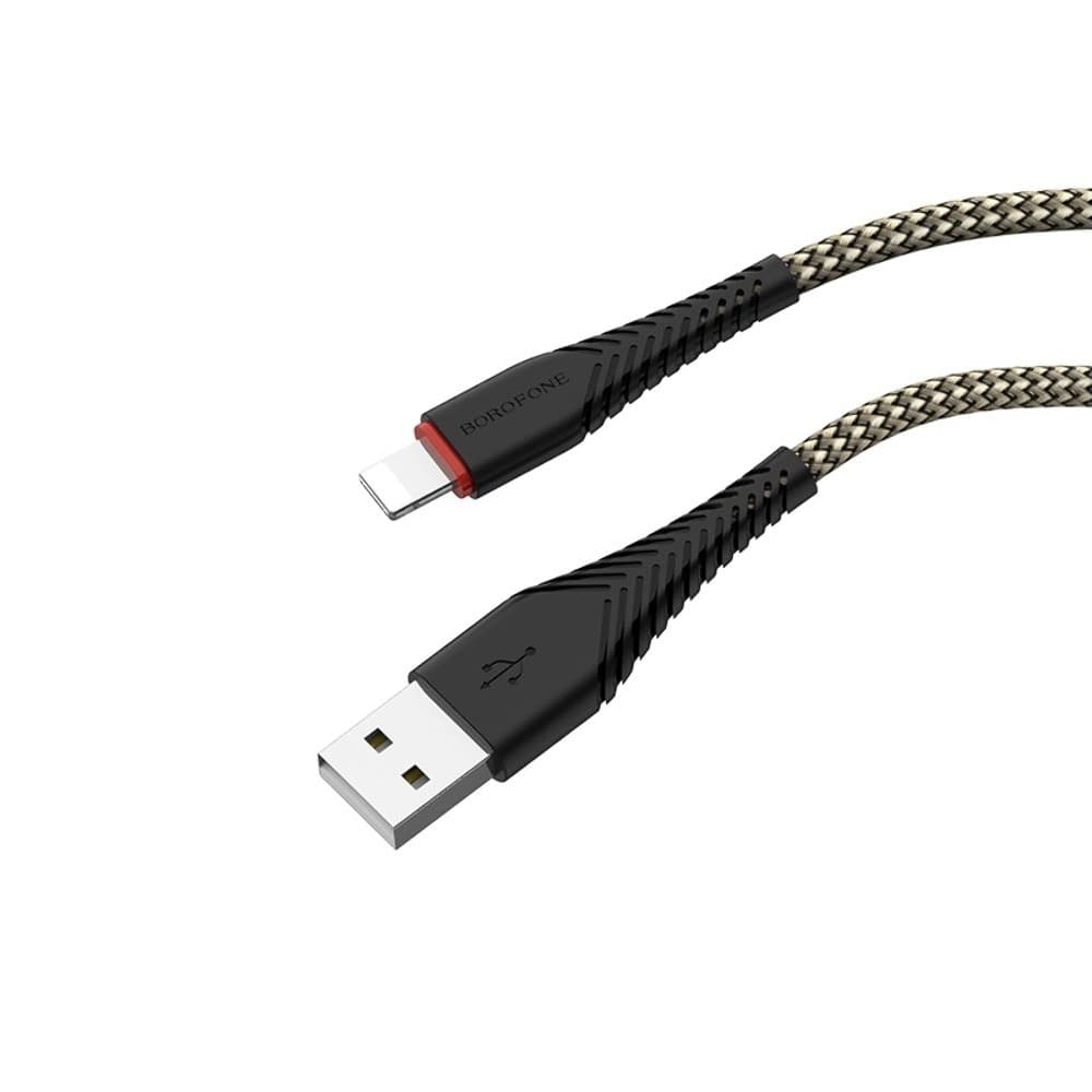 USB-������ Borofone BX25, Lightning, 2.4 �, 100 ��, ������