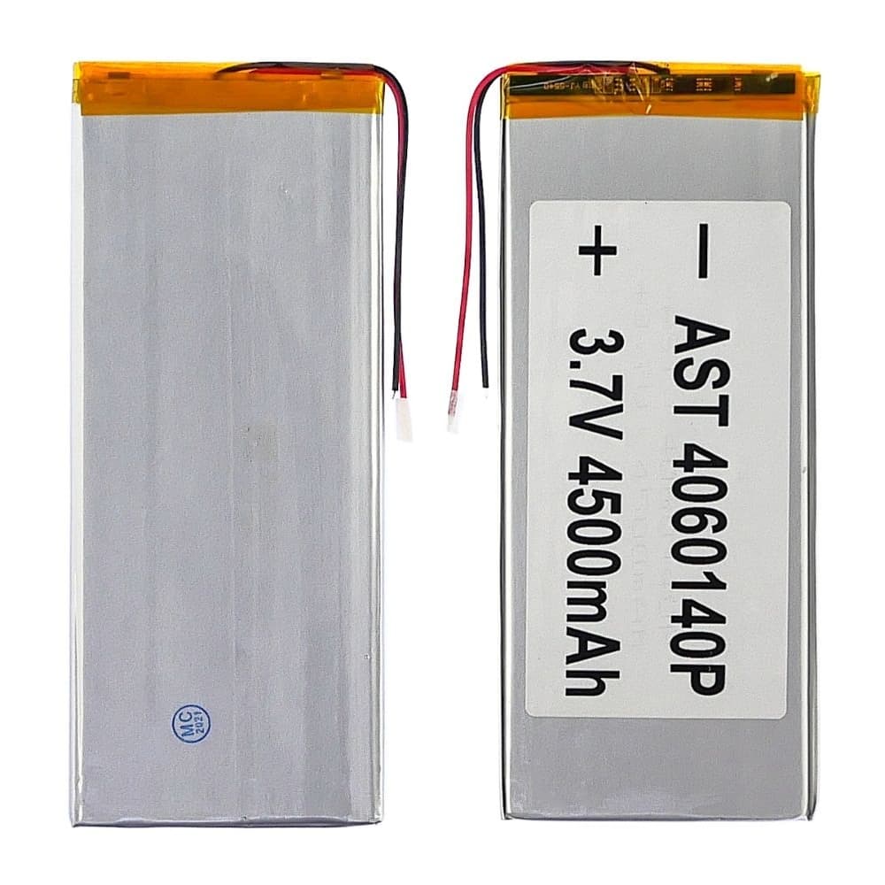 Акумулятор 4060140P, універсальний, з контролером, 3.5 х 60 х 140 мм, 4500 mAh | АКБ, батарея, аккумулятор