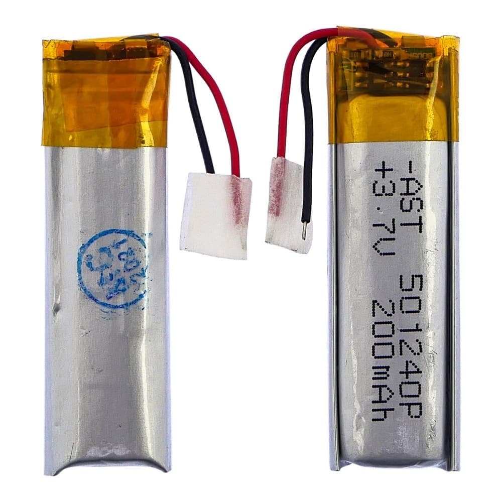 ���������� 501240P, �������������, � �����������, 5.2 � 12 � 40 ��, 200 mAh, ��� ������ ���������, ������ ��������, MP3-������� | ���, �������, �����������