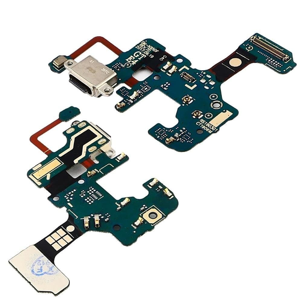 Плата зарядки Samsung SM-N950 Galaxy Note 8, шлейф коннектора зарядки, с микрофоном, High Copy