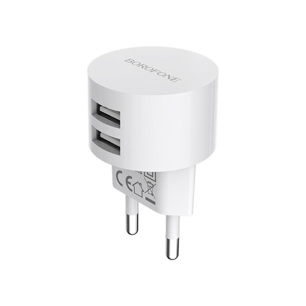 ������� �������� ���������� Borofone BA23A, 2 USB, 2.4 �, �����