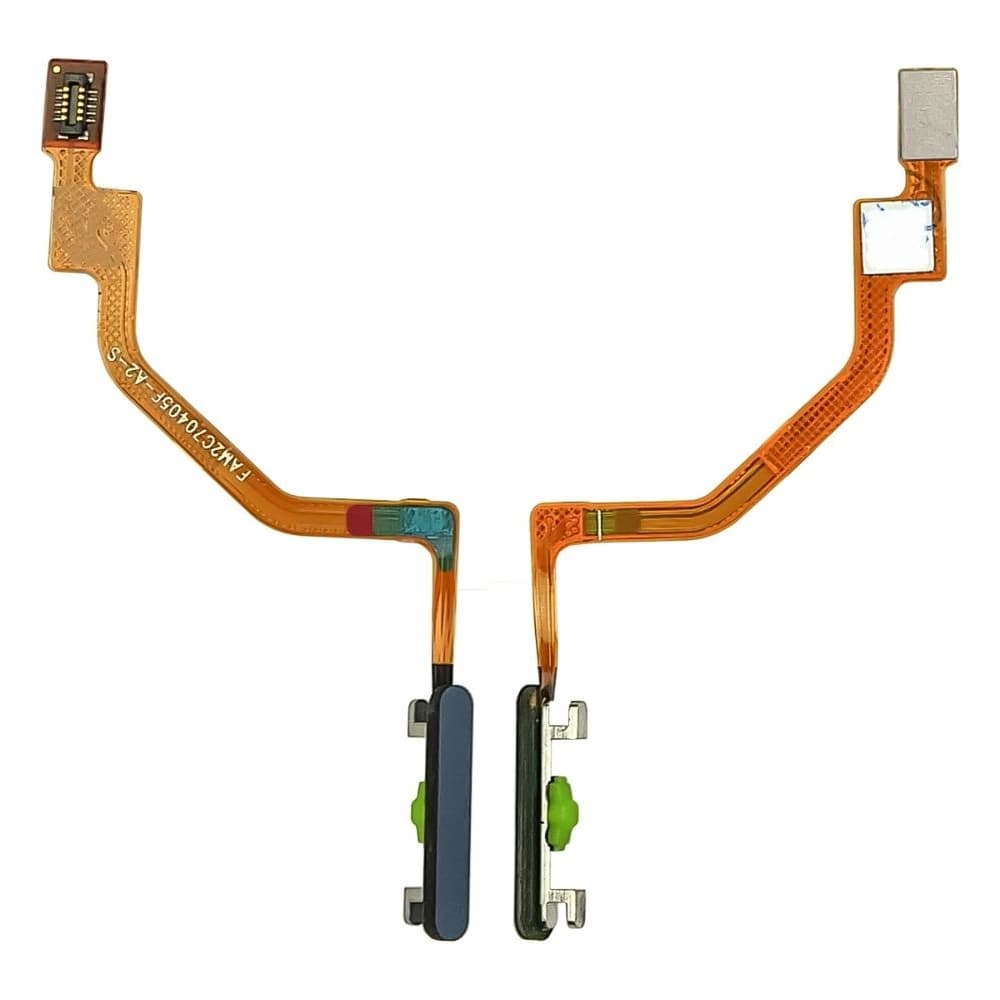 Шлейф Xiaomi Redmi Note 9 Pro, M2003J6B2G, Redmi Note 9 Pro Max, M2003J6B1I, Redmi Note 9S, M2003J6A1G, сканера отпечатка пальца (Touch ID), зелений, Original (PRC)