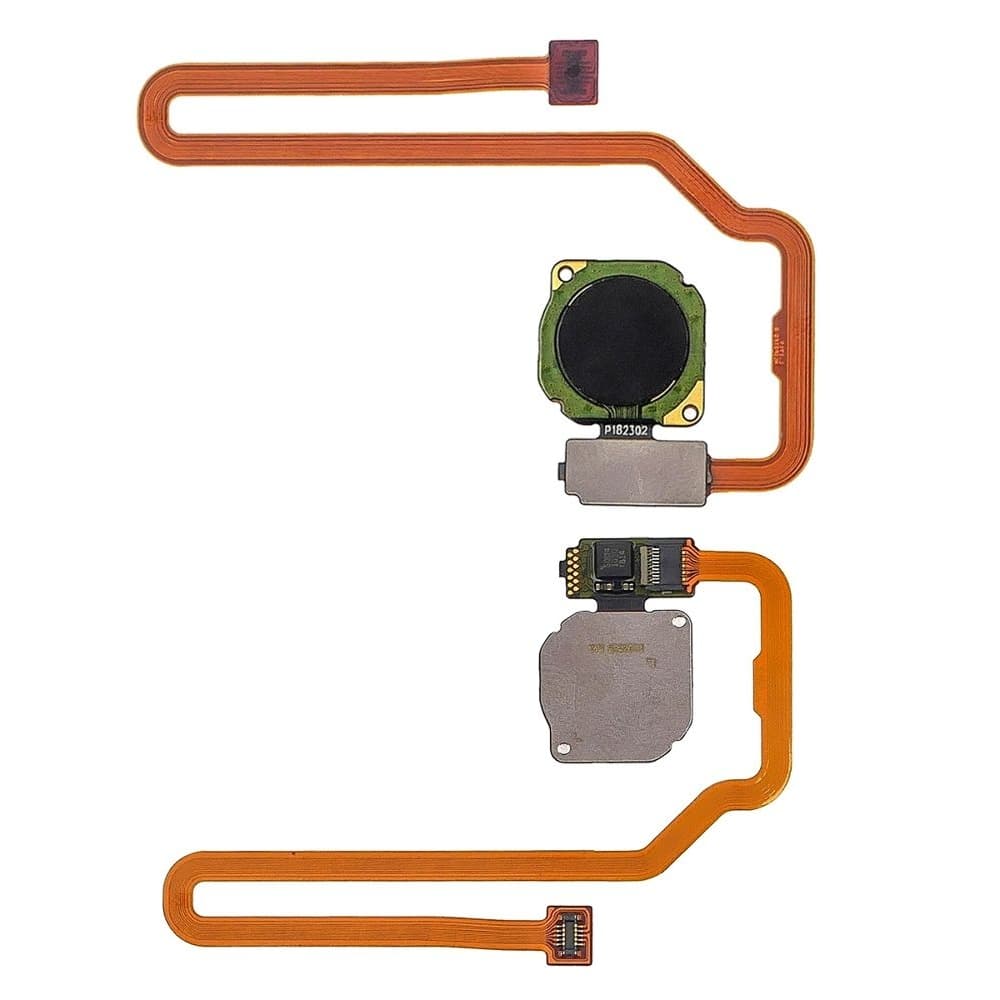 Шлейф Huawei P Smart Plus (2019), для сканера отпечатка пальца (Touch ID), чорний, Original (PRC)