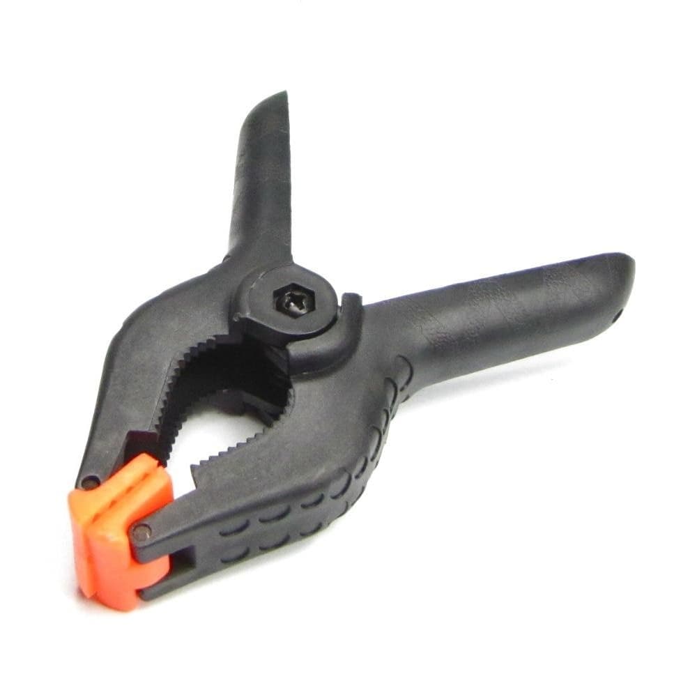 Зажим-прищепка 4", для фиксации дисплейного комплекта в корпусе при установке, требующей склеивания