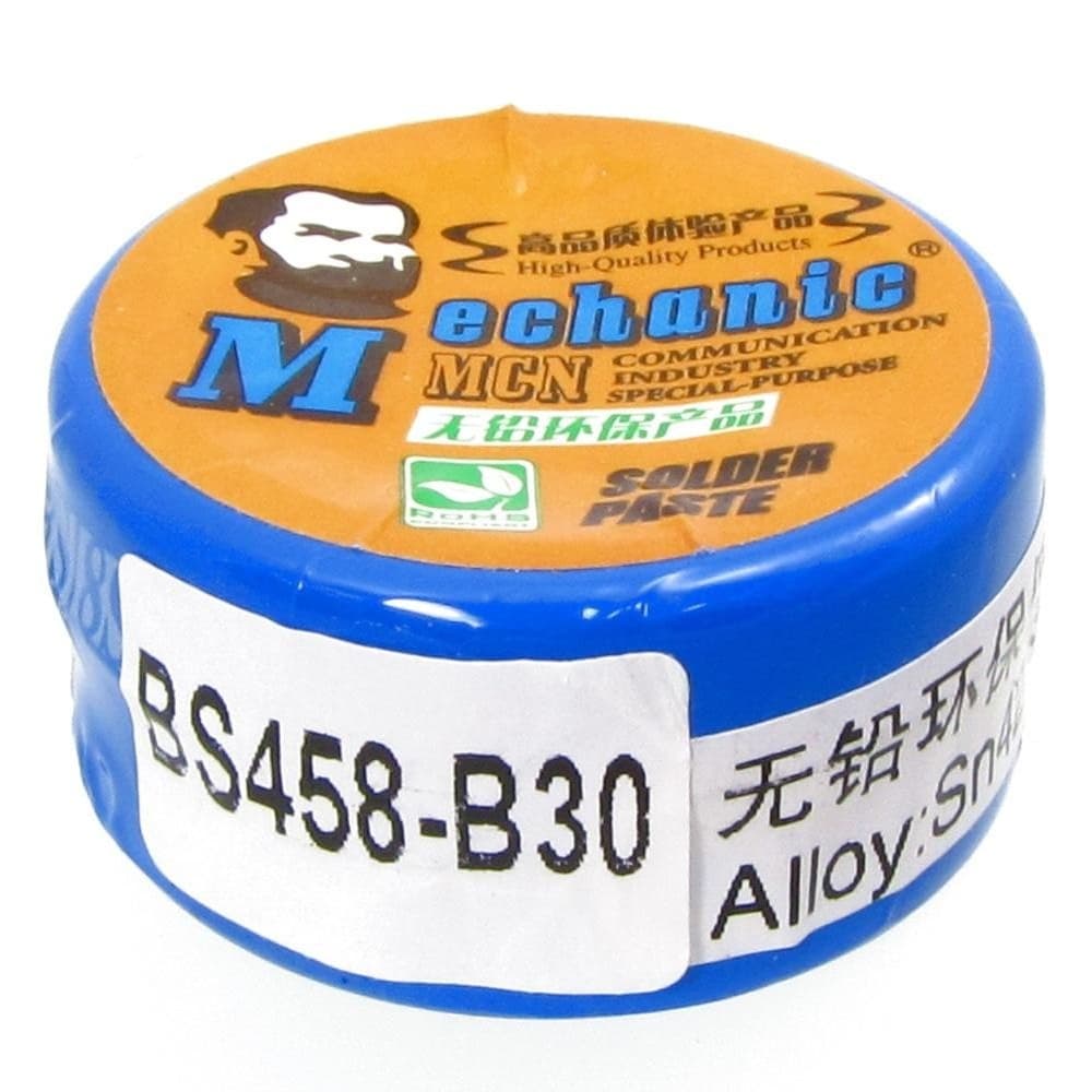 BGA-����� ������������ MECHANIC BS458-B30, 20 �, Sn 42%, Bi 58%, 138 �C