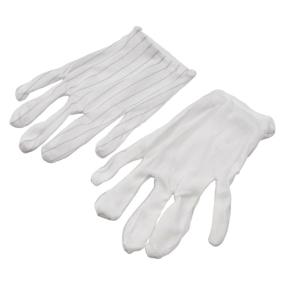 Перчатки антистатические AIDA нейлоновые с ПВХ микроточками, 1 пара