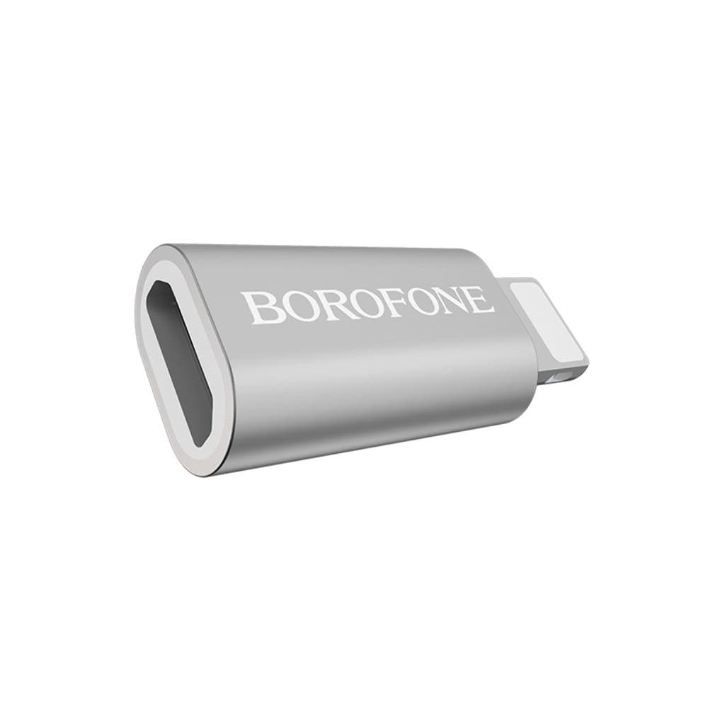 OTG-���������� Borofone BV5, Micro-USB �� Lightning, ��������