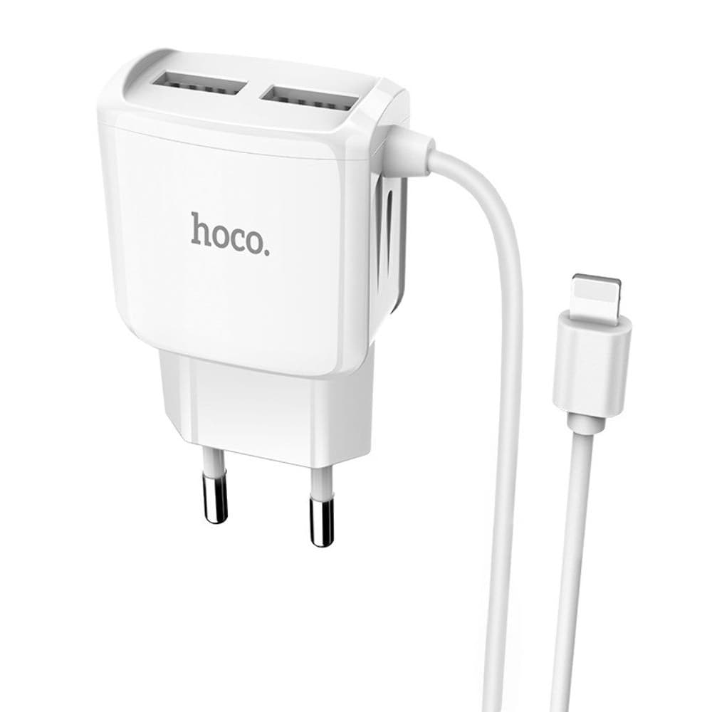 ������� �������� ���������� Hoco C59A, 2 USB, 2.4 �, Lightning, �����