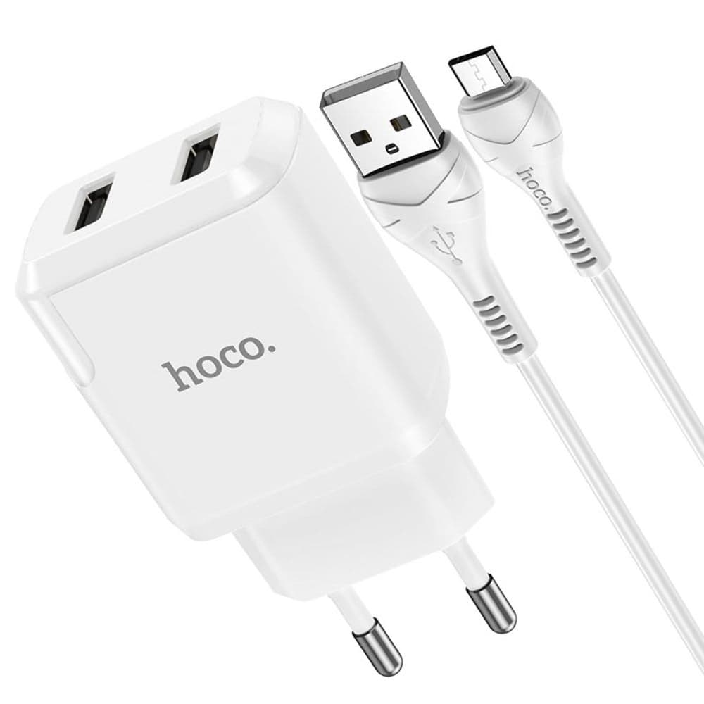 ������� �������� ���������� Hoco N7, 2 USB, 2.1 �, 10.5 ��, Micro-USB, �����