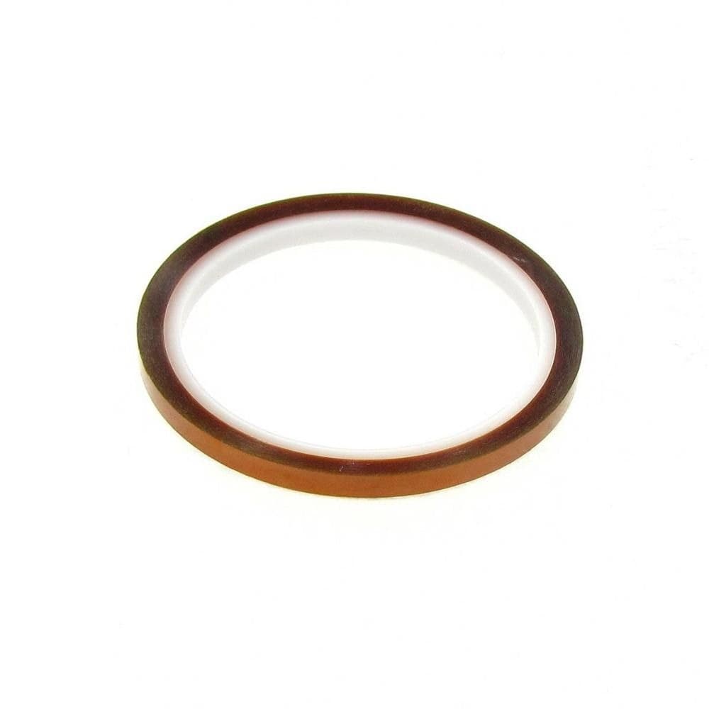 Термоскотч каптоновый, 6 мм | термостойкий скотч