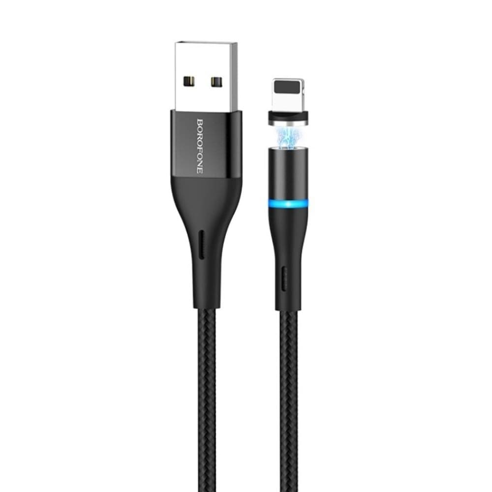 USB-������ Borofone BU16, ���������, Lightning, 120 ��, 2.4 �, ������