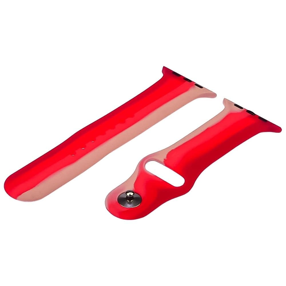 Ремінець силіконовий Rainbow для Apple Watch Sport Band 38, 40mm, розмір S | ремешок силиконовый