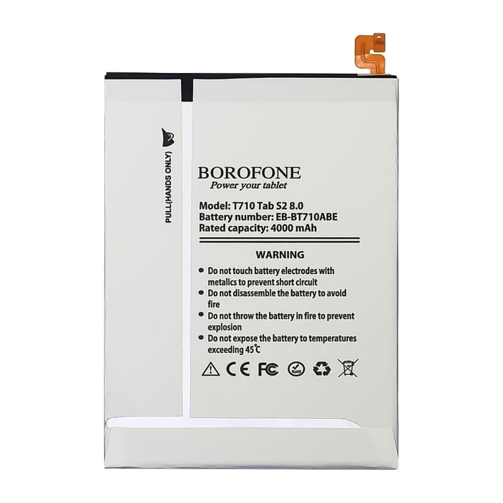 ���������� Samsung SM-T710 Galaxy Tab S2 8.0, SM-T715 Galaxy Tab S2 8.0, SM-T719 Galaxy Tab S2 8.0, EB-BT710ABA, EB-BT710ABE, Borofone | 3-12 ��. ������ | ���, �������, �����������