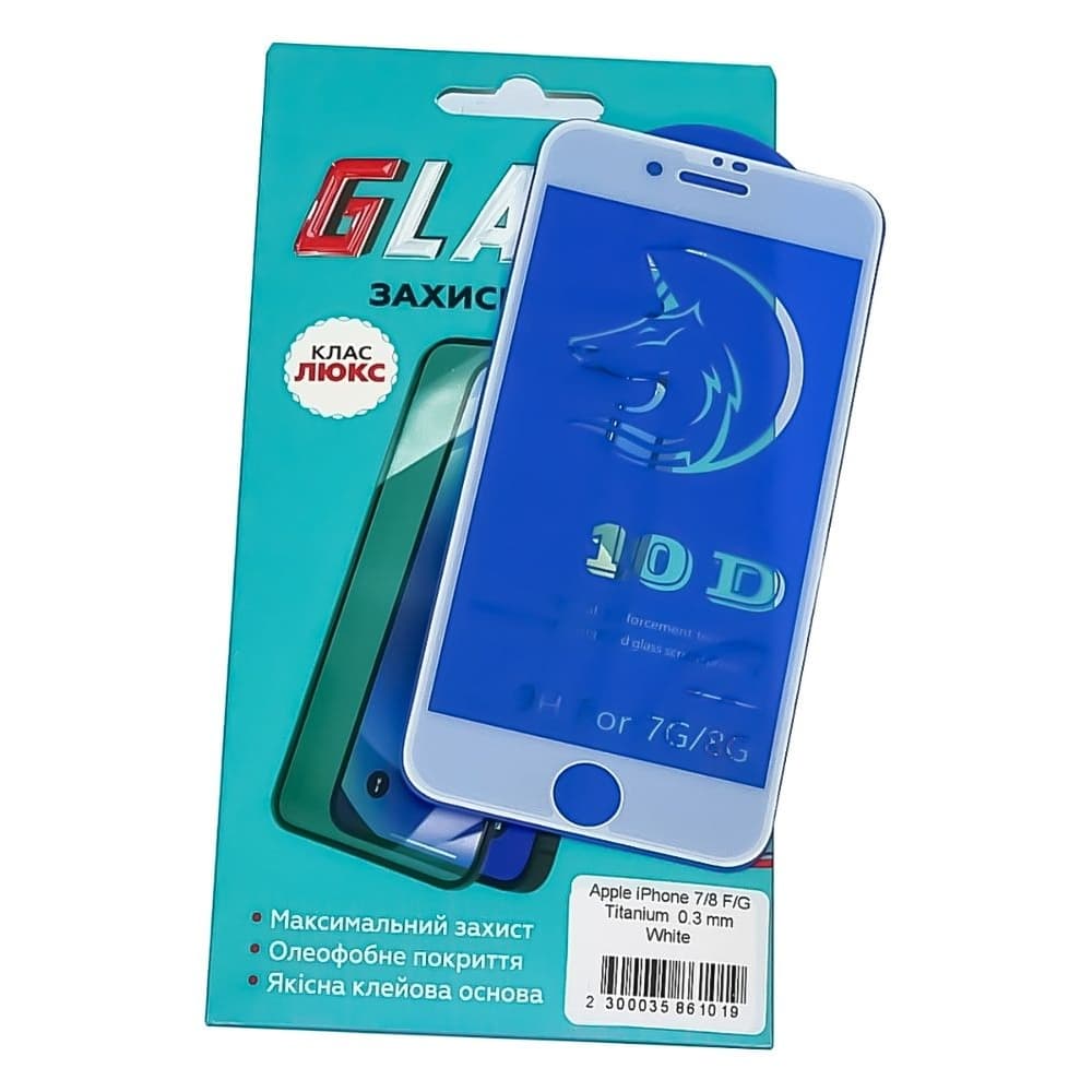 ������� ���� Apple iPhone 7, iPhone 8, iPhone SE 2020, iPhone SE 2022, ���, ����, 0.3 ��, Titanium, iNobi, Full Glue, ���� �� ��� ��������, ������ � ������ | ���������� �������� ������