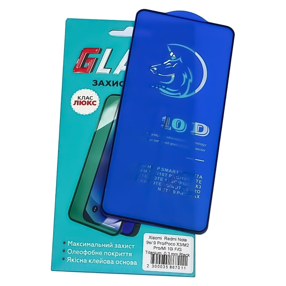 ������� ���� Xiaomi Mi 10i 5G, Poco M2 Pro, Poco X3, Redmi K50i, Redmi Note 9 Pro, Note 9 Pro Max, Redmi Note 9S, M2003J6B2G, M2003J6A1G, �����, ����, Titanium, 0.3 ��, iNobi, Full Glue, ���� �� ��� ��������, ������ � ������ | ���������� �������� ������