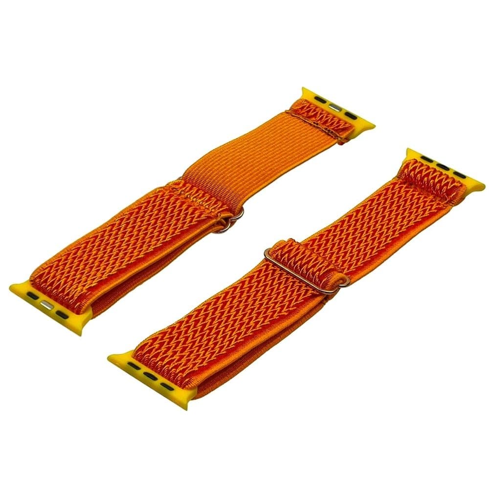 Ремешок нейлоновый для Apple Watch 38/ 40 мм, помаранчевий, один розмір