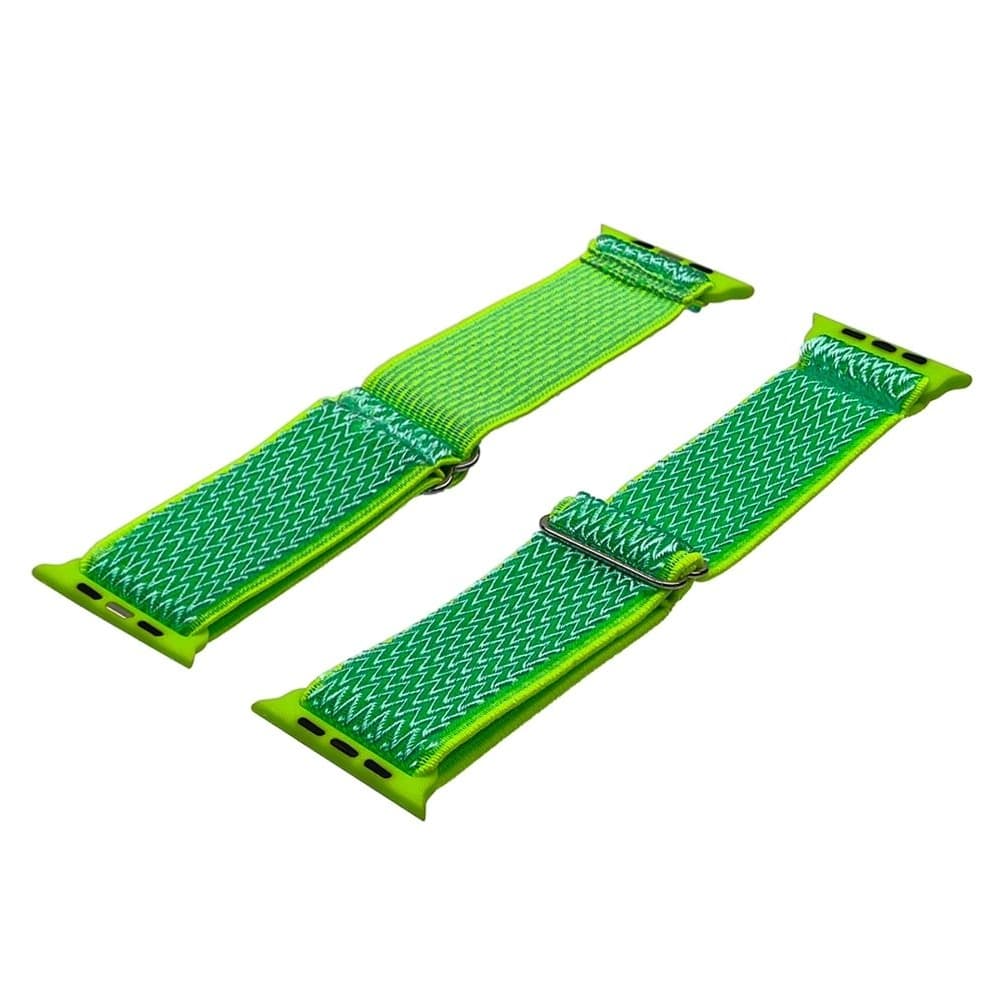 Ремешок нейлоновый для Apple Watch 42/ 44 мм, салатовый, один розмір