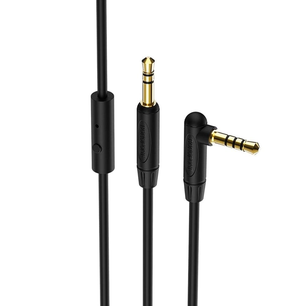 AUX-USB-������ Borofone BL5, Jack 3.5 �� Jack 3.5, � ����������, 100 ��, ������