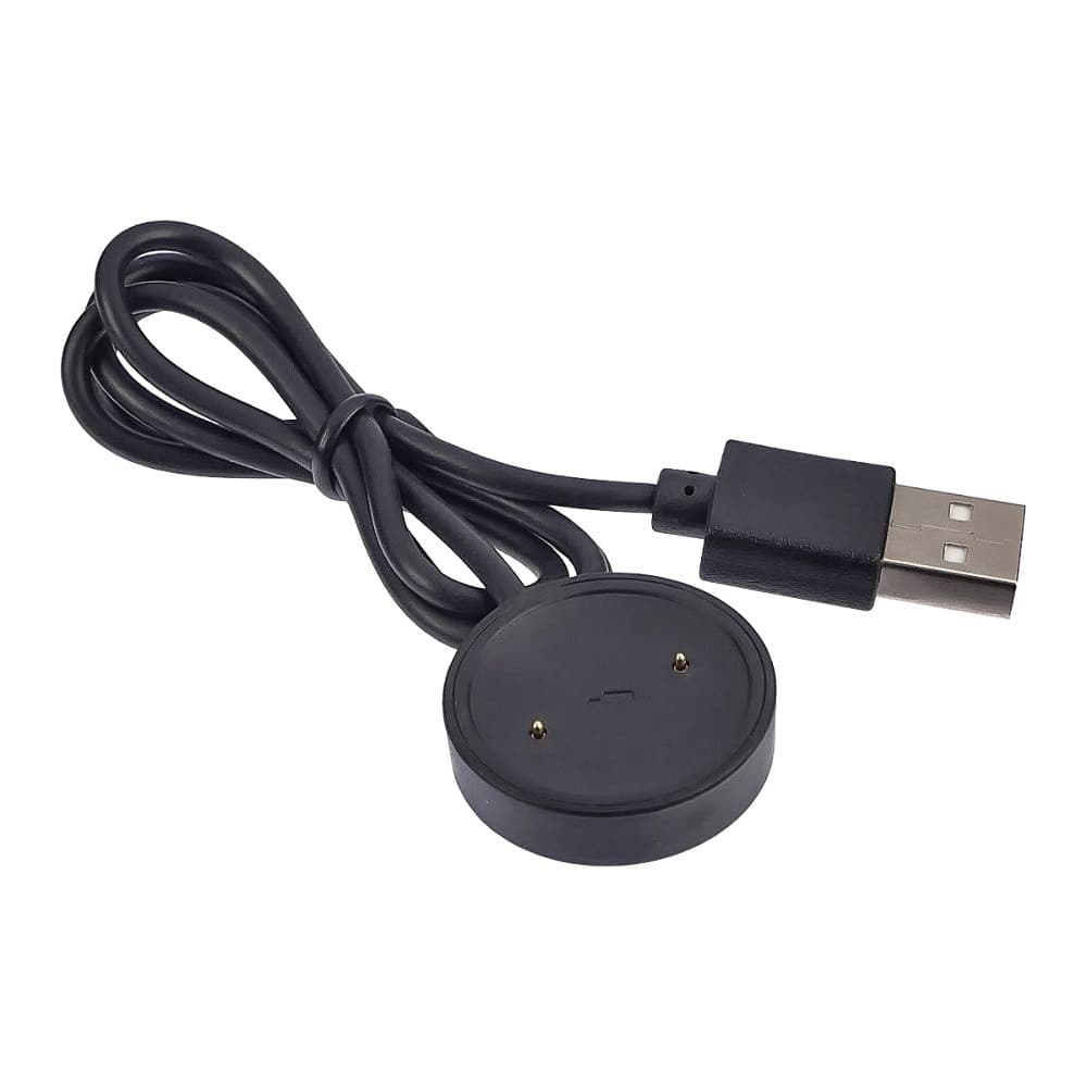 USB-кабель смарт-часов Xiaomi Mi Watch Color Sport, Color 2, S1 Active, чорний