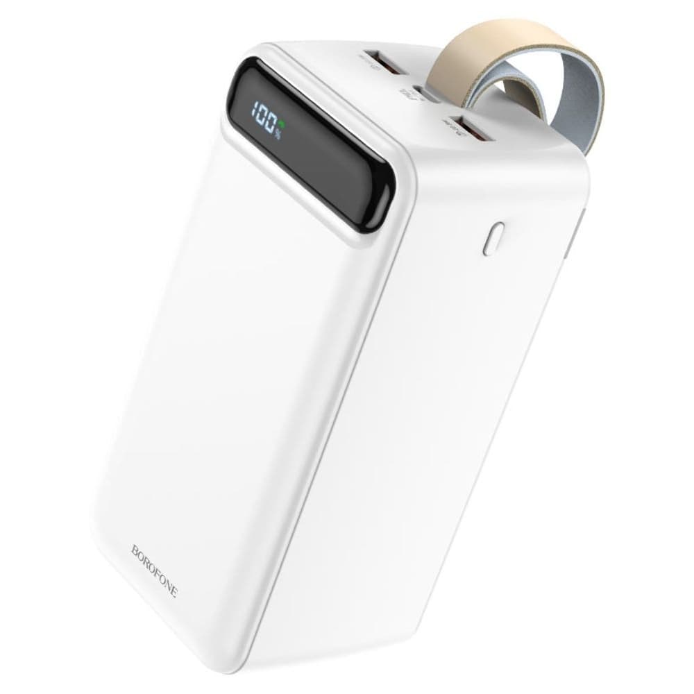 Power bank Borofone BJ14D, 50000 mAh, 22.5 Вт, Power Delivery (20 Вт), Quick Charge 3.0, білий