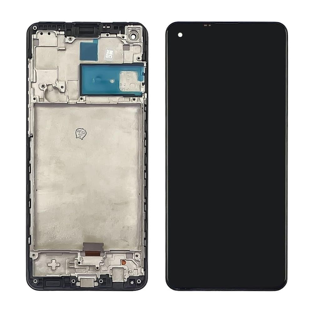 Дисплей Samsung SM-A217 Galaxy A21s, чорний | з тачскріном | в передній панелі | High Copy | дисплейный модуль, экран