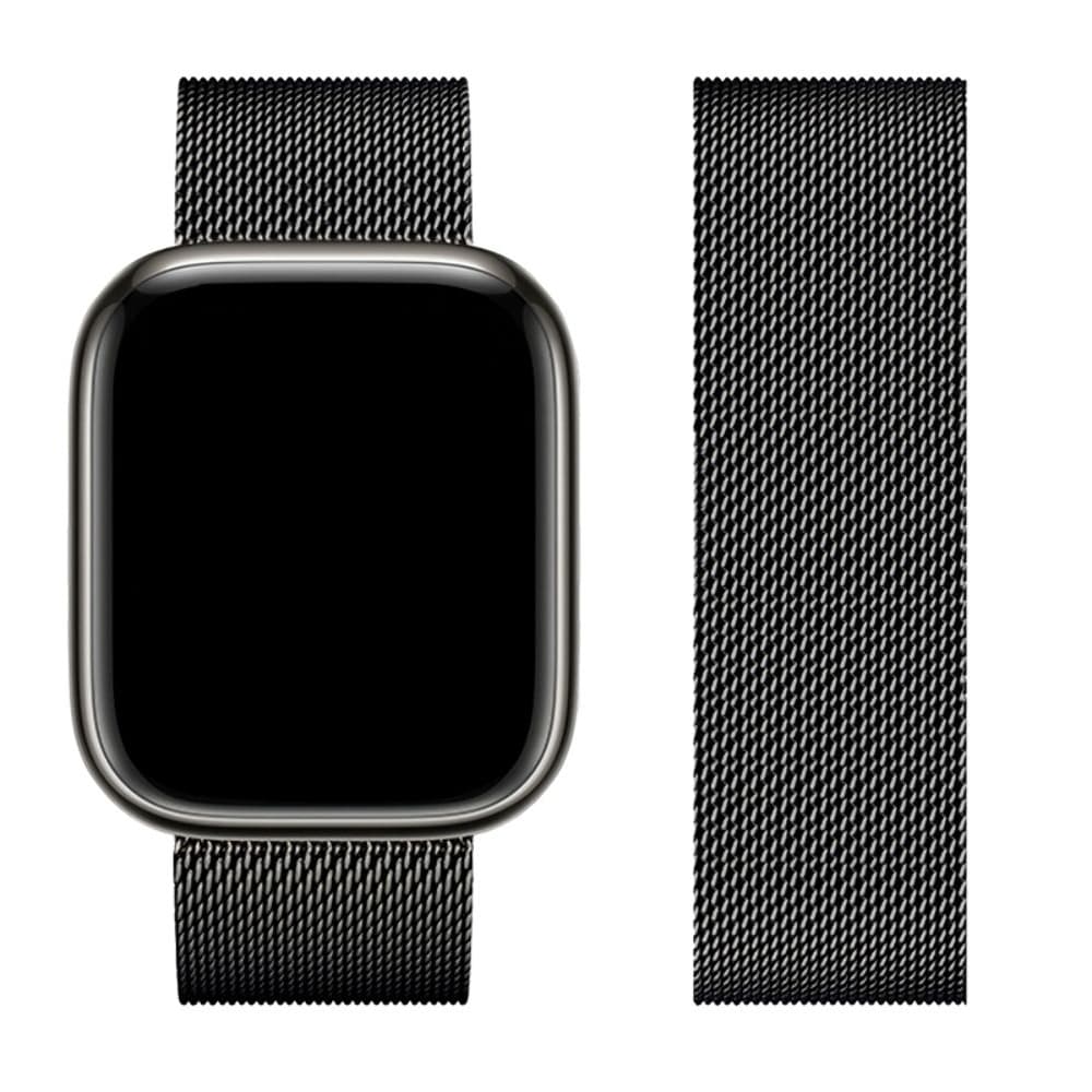 ������� ������������� Hoco iWatch WA03 milanese steel, 42, 44, 45, 49 ��, Black