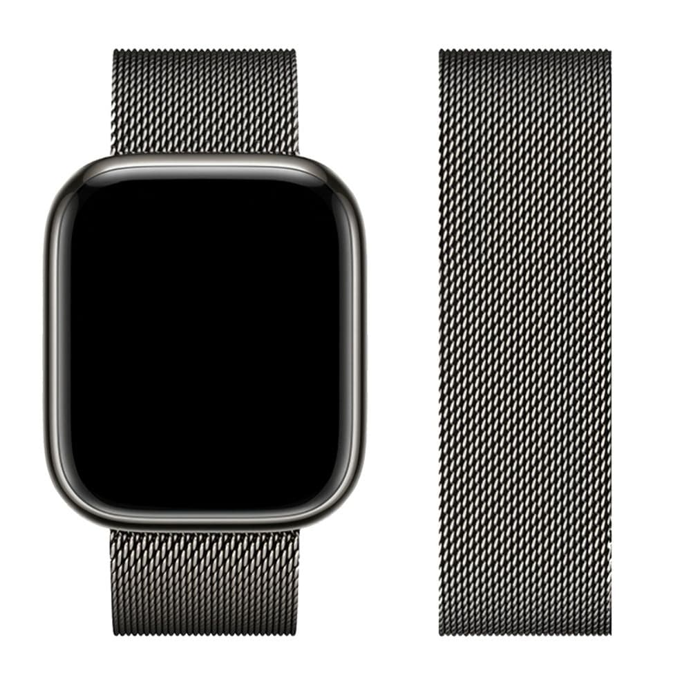 ������� ������������� Hoco iWatch WA03 milanese steel, 42, 44, 45, 49 ��, Graphite