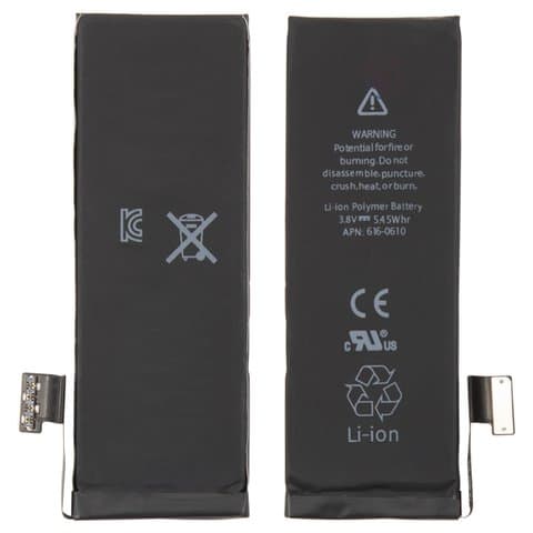 Акумулятор Apple iPhone 5, 616-0610, 616-0611, 616-0613, Original (PRC) | 3-12 міс. гарантії | АКБ, батарея, аккумулятор