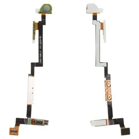 Шлейф Sony ST27i Xperia Go, боковых кнопок, микрофона, с вибро, Original (PRC)