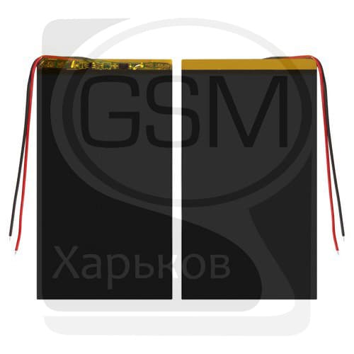 Акумулятор китайских планшетов, телефонов, універсальний, 64 x 115 x 2.6 мм, 2100 mAh, | АКБ, батарея, аккумулятор