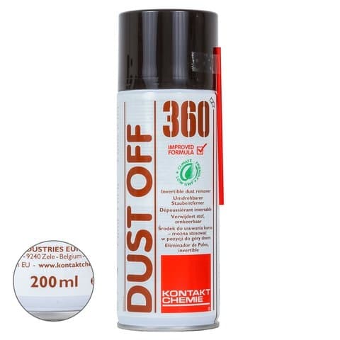 Kontakt Chemie KONTAKT DUSTOFF-360/200 - Сжатый воздух, (вверх дном) не вызывает эффекта заморозки, 200 мл