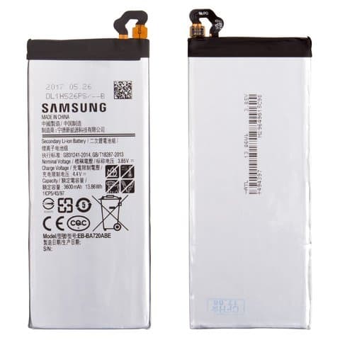 ���������� Samsung SM-A720 Galaxy A7 (2017), EB-BA720ABE, Original (PRC) | 3-12 ��. ������ | ���, �������, �����������