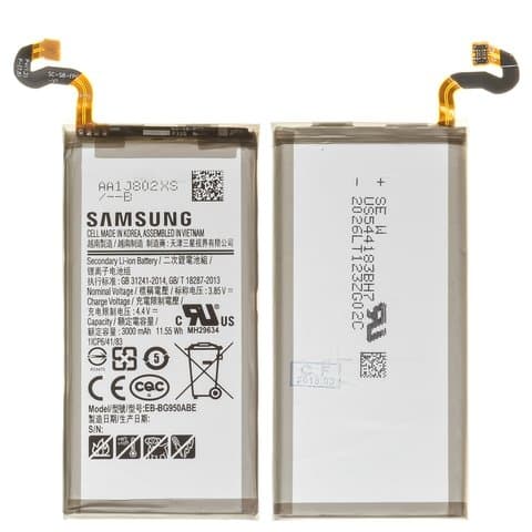 ���������� Samsung SM-G950 Galaxy S8, EB-BG950ABA, EB-BG950ABE, Original (PRC) | 3-12 ��. ������ | ���, �������, �����������