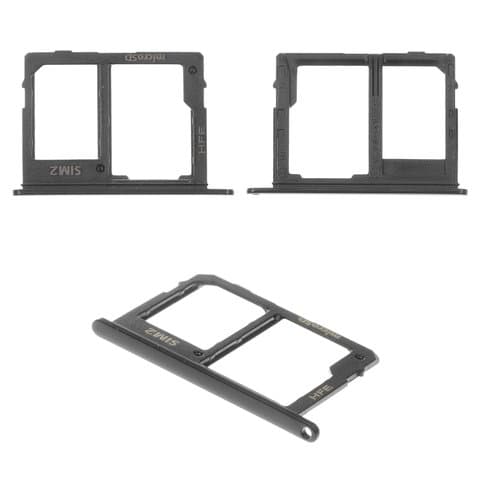 ������ (�����) SIM-����� Samsung SM-A600 Galaxy A6 (2018), ������, � ���������� ����� ������ (MMC), SIM2, dual SIM, Original (PRC) | ��������� ���-�����