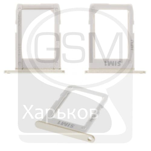 Тримач (лоток) SIM-карты Samsung SM-A600 Galaxy A6 (2018), золотистий, SIM1, dual SIM, Original (PRC) | держатель СИМ-карты