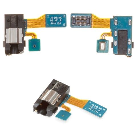Шлейф Samsung SM-J600 Galaxy J6, SM-J810 Galaxy J8 (2018), SM-A600, SM-A605, коннектора наушников, с микрофоном, Original (PRC)