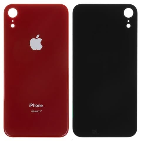 Задня кришка Apple iPhone XR, червона, потрібно знімати скло камери, small hole, Original (PRC) | корпус, крышка аккумулятора, АКБ, батареи