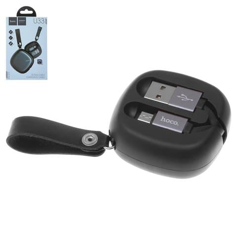 USB-������ Hoco U33, Micro-USB, 90 ��, ���������, 2.0 �, ������