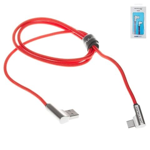 USB-������ Konfulon S72, Type-C, 100 ��, �-��������, � ���������� �������, �������
